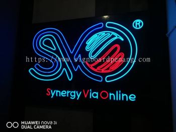 SVO indoor led neon bar signage signboard at klang kuala lumpur shah alam puchong kepong damansara subang jaya 