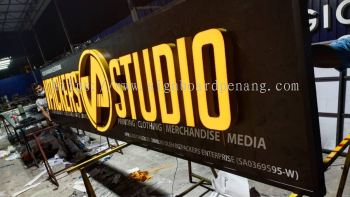 vpackers studio 3d led frontlit box up lettering logo signage signboard at klang kuala lumpur shah alam damansara setia jaya cheras putrajaya