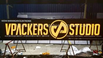 vpackers studio 3d led frontlit box up lettering logo signage signboard at klang kuala lumpur shah alam damansara setia jaya cheras putrajaya