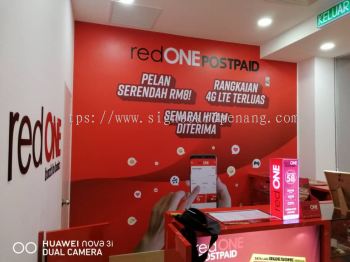 red one wallpaper printing sticker at tropikana bukit tinggi subang jaya damansara subang jaya 