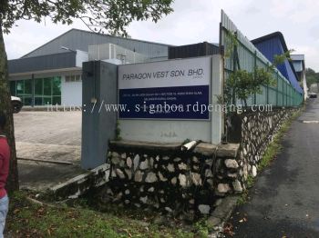 paragon vest metal gi signage signboard at shah alam 