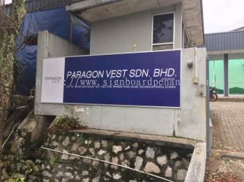 paragon vest metal gi signage signboard at shah alam 