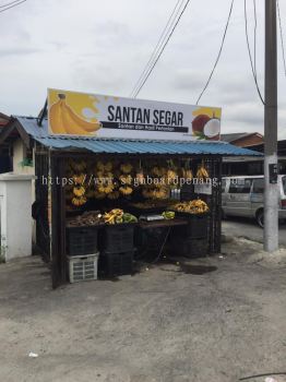 santan segar metal gi signage signboard at kepong klang shah alam sungai buloh sepang