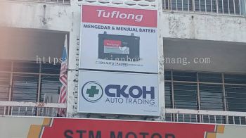 tuflong lightbox signage signboard at klang lama kuala lumpur