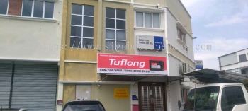 tuflong metal gi signage signboard at puchong 