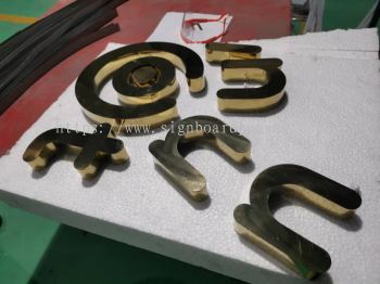 stainless steel 3d box up lettering logo signage signboard at kepong subang jaya sunway puchong