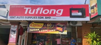 tuflong lightbox signage signboard at klang 