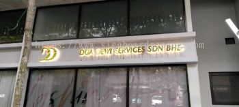 dua dewi services stainless steel 3d led backlit signage signboard at cheras kuala lumpur bukit bintang shah alam 