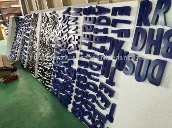 eg box up 3d lettering logo signage signboard 