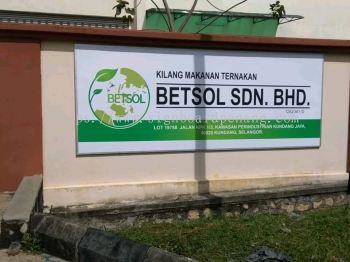 betsol metal gi signage signboard at kundang 