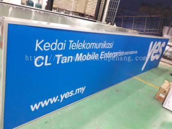 yes mobile shop lightbox signage signboard at negeri sembilan 