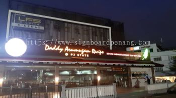 daddy annugeram receipe aluminium trism ceiling 3d box up led frontlit signage signboard at pj 