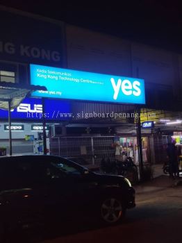 yes lightbox signage signboard at pahang 