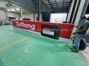 tuflong lightbox signage signboard at kuala lumpur