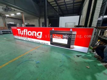 tuflong lightbox signage signboard at kuala lumpur