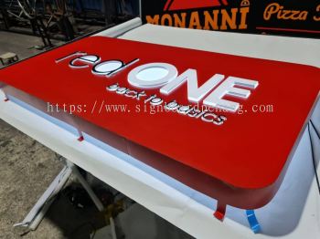 red one eg box up 3d indoor signage signboard at shah alam subang jaya batu caves nilai puchong 