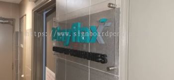 mayflax acrylic base with 3d pvc cut out letteting logo indoor signage signboard at petaling jaya selangor