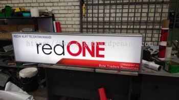 red one lightbox signage signboard at kepong damansara subang jaya cheras klang shah alam