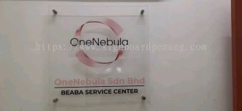 onenebula acrylic poster frame indoor signage at petaling jaya