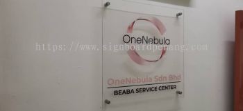 onenebula acrylic poster frame indoor signage at petaling jaya