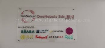 onenebula acrylic poster frame signage signboard at petaling jaya