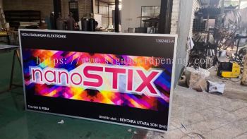 nano stix lightbox signage signboard at  Kepong Damansara Kuala Lumpur Batu Caves Klang 