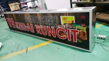 kedai runcit lightbox signage signboard at puchong Damansara kepong subang Klang 