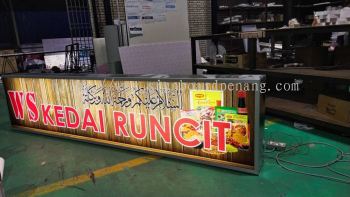 kedai runcit lightbox signage signboard at puchong Damansara kepong subang Klang 