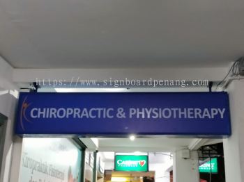 chiropractic double side lightbox signage at damansara