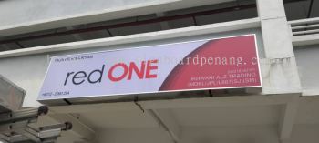 red one lightbox signage signboard at kepong damansara subang jaya klang