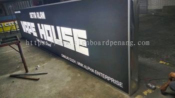 vape house lightbox signage signboard at setia alam