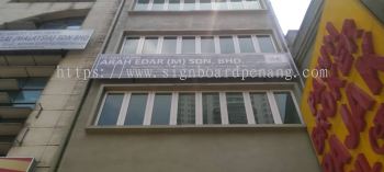 Arah Edar metal g.i signage signboard at Kuala lumpur