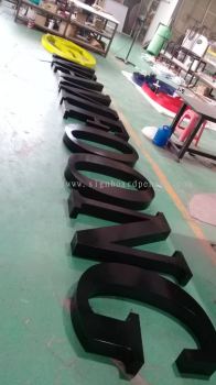 namfoong aluminium box up 3d gaint lettering logo signage signboard at kapar