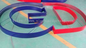 gdex eg box up 3d conceal lettering logo signage 