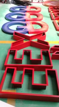 gdex eg box up 3d conceal lettering logo signage 