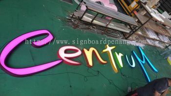 Centrum 3d Eg Box Up Led Frontlit Conceal Lettering Logo Signage Signboard At Cameron Highland 