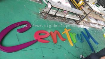 Centrum 3d Eg Box Up Led Frontlit Conceal Lettering Logo Signage Signboard At Cameron Highland 