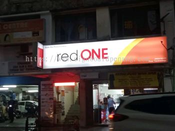 Red One Lightbox Signage Signboard At Rawang Selangor