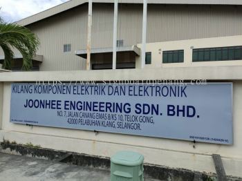 Joonhee Engineering Metal GI Signage Signboard At Pelabuhan Klang Selangor 