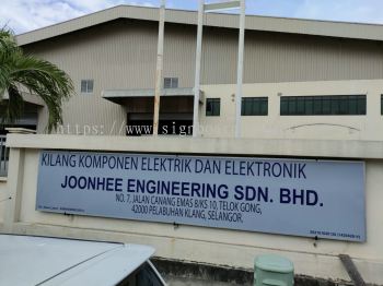 Joonhee Engineering Metal GI Signage Signboard At Pelabuhan Klang Selangor 