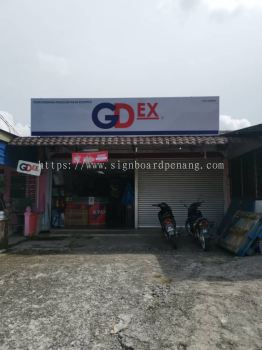 Gdex Metal GI Signage Signboard At Kuala Lumpur Subang Kepong Cheras Damansara Batu Caves 