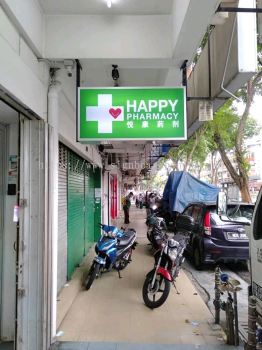 Happy Pharmacy Double Side LightBox Signage Signboard At Bukit Bintang Kuala Lumpur 