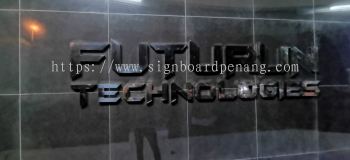 OFFICE STAINLESS STEEL SILVER BOX UP LETTERING WALL DECOR SIGN MAKER AT PENANG | BUTTERWORTH | KUALA KANGSAR