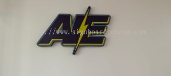 AIE Industrial Supplies Indoor 3D PVC Cut Out Lettering Logo Signage Signboard At Bayu Tinggi Klang Selangor 