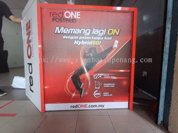 Red One Fabric Lightbox Signboard 