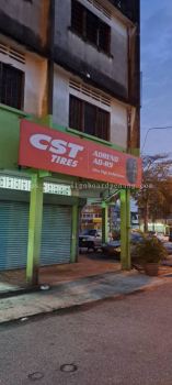 CST Tires Metal G.I Signage At Perak