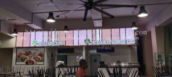 Food Court 3D Box Up LED Frontlit Lettering Signage At Putrajaya