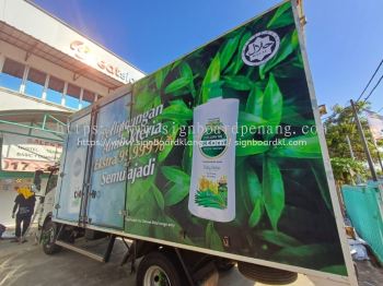 Follow Me Shampoo Truck Lorry Sticker Printing