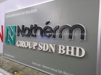 OFFICE 3D PVC LETTERING SIGNBOARD MANUFACTURER AT PARIT BUNTAR, PERAK