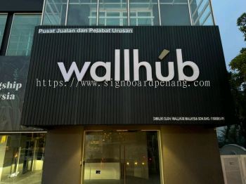 OFFICE 3D BOX UP LETTERING SIGNBOARD SUPPLIER AT PENANG